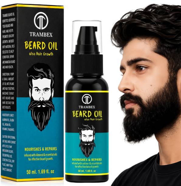 Trambex beard oil men | beard growth oil | beard oil |Beard Oil For Fast Beard Growth Hair Oil