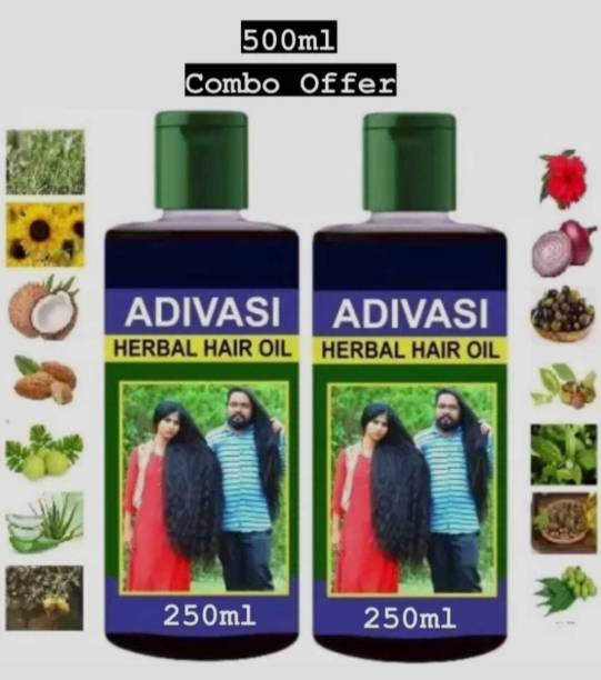 Adivasi hair growth oil 500ml pack of 1 Hair Oil