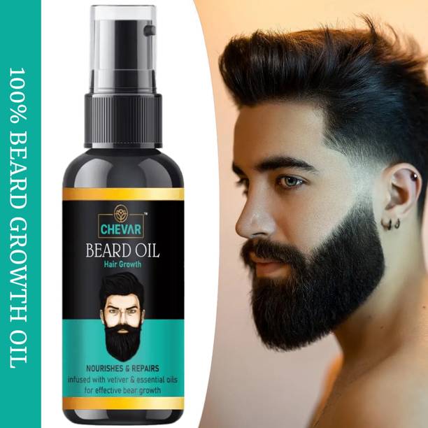 Chevar Advanced Beard Growth Oil For Men And Boys (Parabean Free) Beard oil Hair Oil