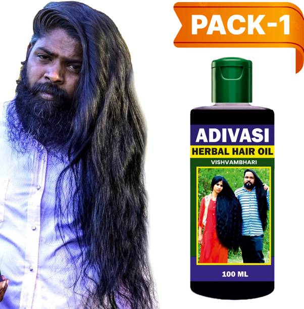 Adivasi Best Ayurvedic Hair oil ,For Damage Repair hair , Frizz Control oil Hair Oil