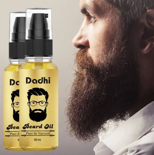 Dadhi Beard Oil for Men 50ml Pack of 2 | Growth & Care Hair Oil