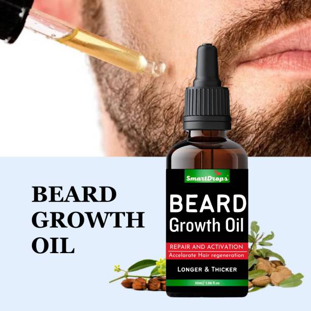 smartdrops Beard Growth Oil Nourishes And Strengthens Beard With Natural Hair Oil