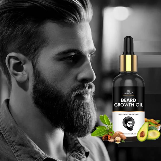 INTIMIFY Beard Growth Oil for Men Non-Sticky Beard Oil Grow Thick and Fuller Oil Hair Oil