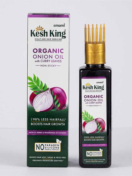 Kesh King Onion With Curry Leaves, Hair Fall Control, Hair Oil