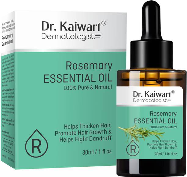 Dr. Kaiwart Rosemary Essential Oil | Hair Growth, Skin, Face | Pure, Organic & Undiluted Hair Oil