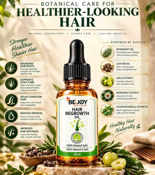 Bejoy Natural Hair Care Oil with Bhringraj & Argan Hair Oil