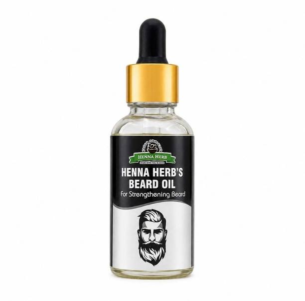 Henna Herb Beard Oil for Beard Growth & Softness | Natural Beard Nourishing Oil Hair Oil