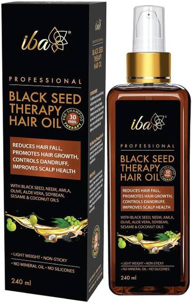 Iba Professional Black Seed Therapy Hair Oil - Lightweight, Non-Sticky Hair Oil