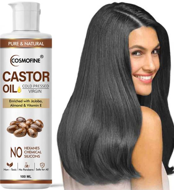 cosmofine Castor Oil for Hair for Hair Growth, Anti Hair Fall Hair Oil
