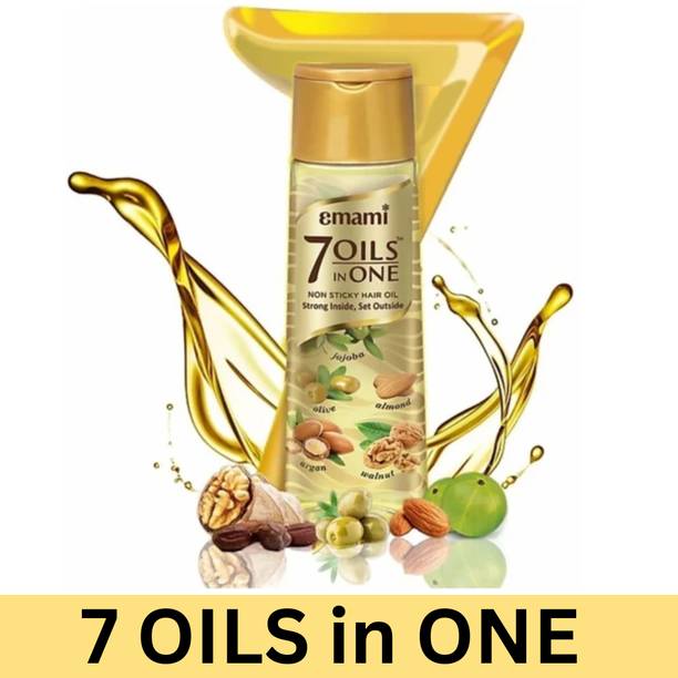 EMAMI 7 Oils In One Hair Oil Makes Hair 20X Stronger And Manageable For Hair Hair Oil