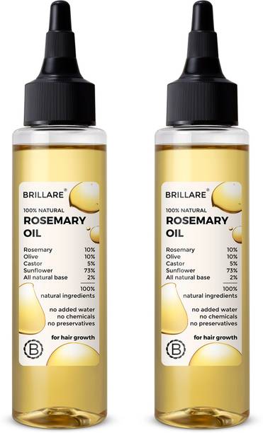 BRILLARE Rosemary Hair Oil With Olive & Castor Oil For Hair Growth Hair Oil