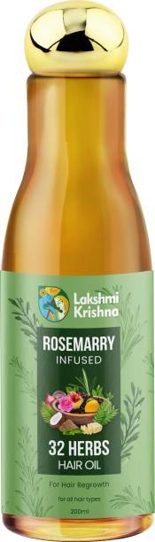 Lakshmi Krishna 32 Herbs for Regrowth Volumizing Length preventing Fall Hair Oil
