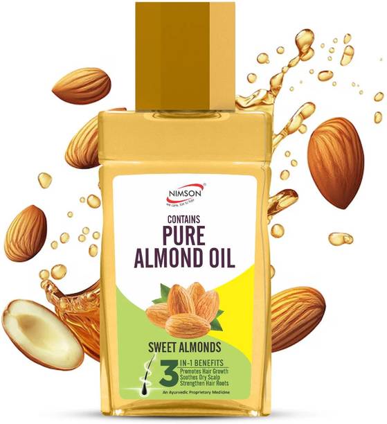 Nimson Almond Hair Oil for Dandruff and Hair loss Prevention for Men and Women Hair Oil