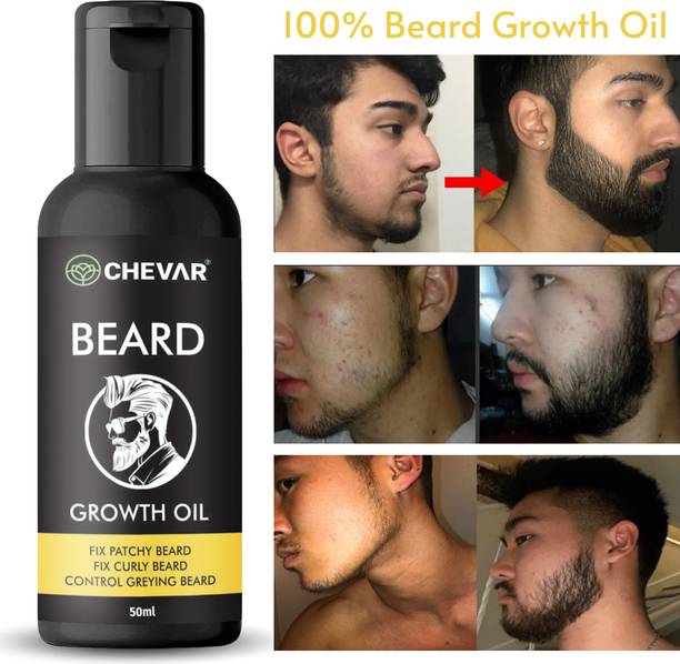 Chevar Beard OIl (100% Hair Growth) for Healthy Strong beard specially for Men Beard Hair Oil