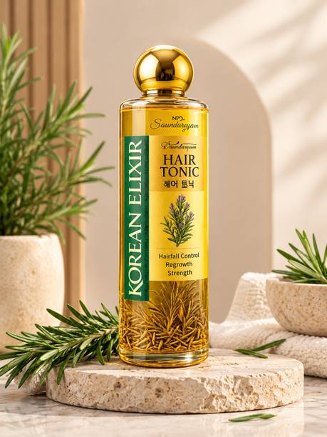 SAUNDARYAM Korean Rosemary & Methi Dana Hair Tonic For Hair Growth|Hair Fall|Dandruff Hair Oil