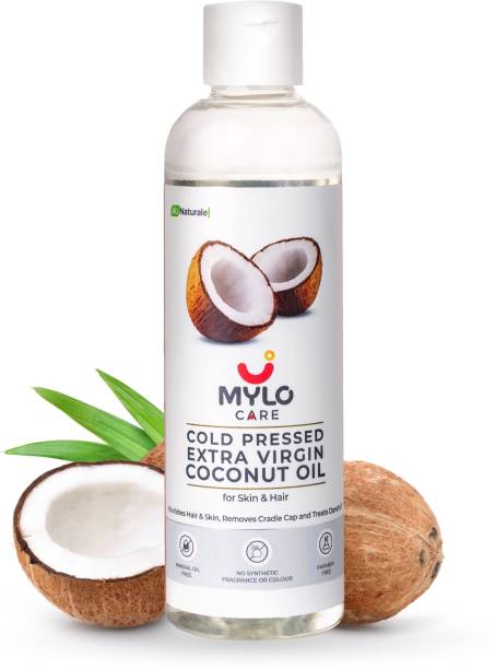 MYLO Care Cold Pressed Virgin Coconut Oil, for Baby & Adults | 100% Pure & Natural Hair Oil
