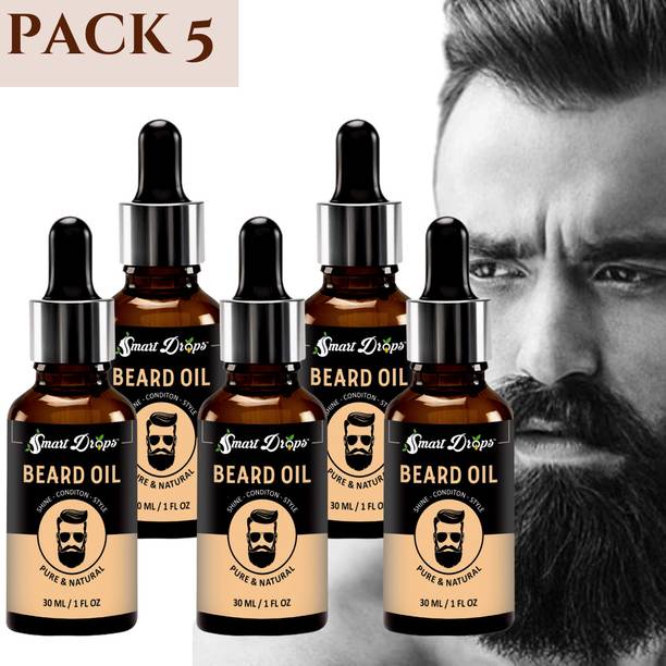 smartdrops Beard Oil For Beard Hair Growth & Deep Moisture for Healthy Beard Hair Oil