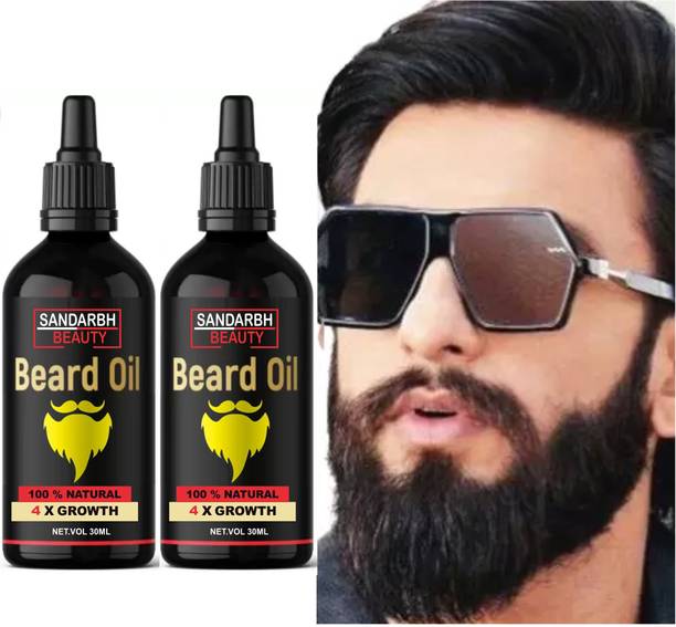 Sandarbh Beard Oil For Beard Hair Growth and Moustache for Men Beard Growth Hair Oil