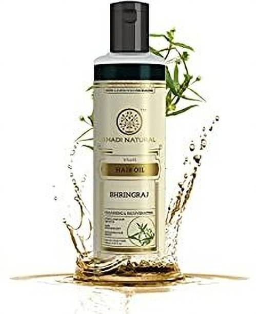 KHADI NATURAL Bhringraj Hair Oil|Deep conditioning|Anti hairfall|Ayurvedic Hair Oil