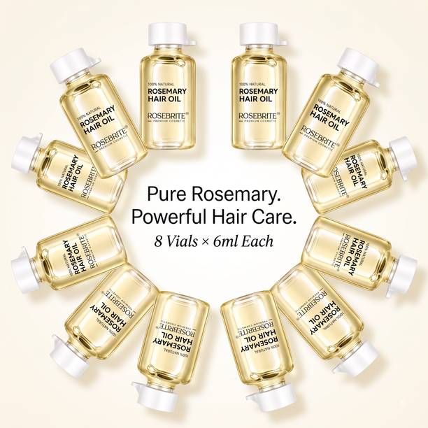 RoseBrite Hair Growth Oil Shots | Rosemary Hair Oil | Hair Density Oil Hair Oil