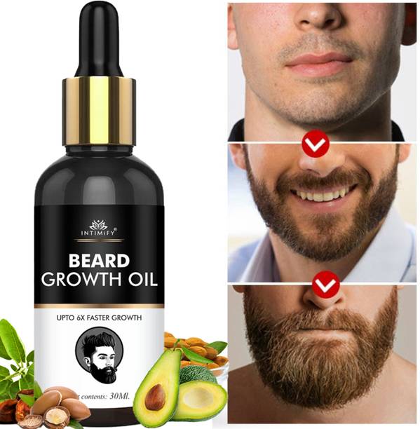 INTIMIFY Beard Growth Oil, Nourishes and Strengthens Beard Hair Oil