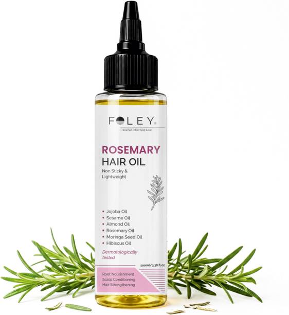 FOLEY Rosemary Hair Oil Nourishing Hair & Scalp Oil for Dull Hair for Men & Women Hair Oil