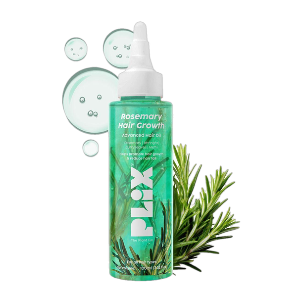The Plant Fix Plix Rosemary Hair Growth Advanced Hair Oil | Reduces Hair Fall & Strengthens Hair | Hair Oil