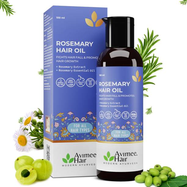 Avimee Herbal Rosemary Hair Growth Oil with Neem & Amla for Hairfall Control & Fights Dandruff Hair Oil