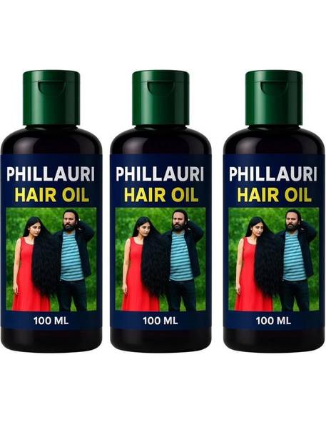 Phillauri Jadbuti Natural Pack 3 Hair Oil