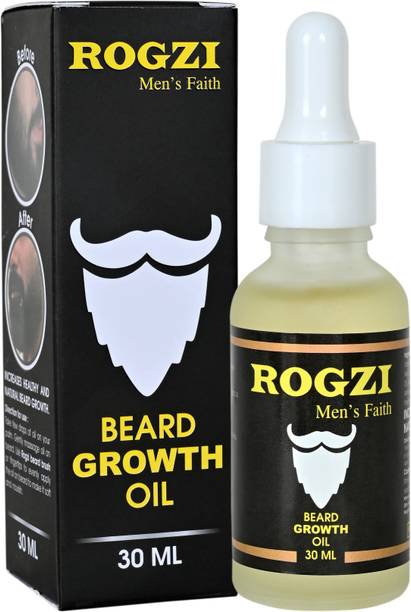 ROGZI Beard Growth Oil | Made with Natural Oils and ingredients for fast beard growth Hair Oil