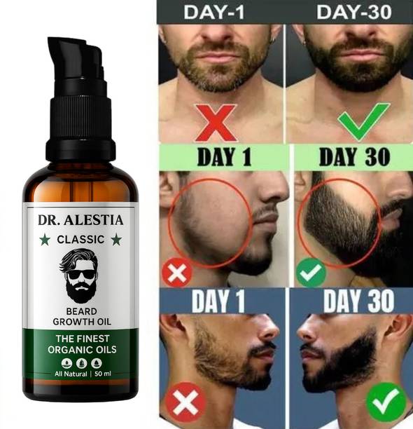 dr. alestia Beard Growth Oil Advanced | For Patchy Beard  Hair Oil