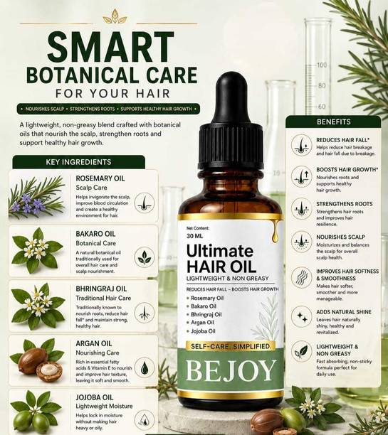 Bejoy Hair Growth Nourishing Oil with Rosemary & Jojoba Oil Hair Oil
