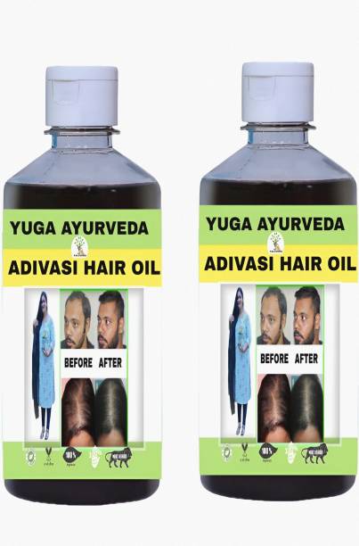 Adivasi YUGA AYURVEDA HERBAL HAIR OIL 500ML. Hair Oil