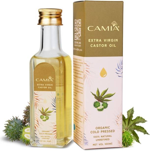 CAMIA EXTRA VIRGIN CASTOR OIL |ORGANIC |COLD PRESSED|100% PURE NATURAL UNREFINED Hair Oil
