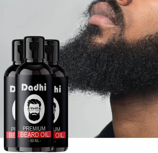 Dadhi Beard & Hair Growth Oil advance growth 50ml pack-3 Hair Oil