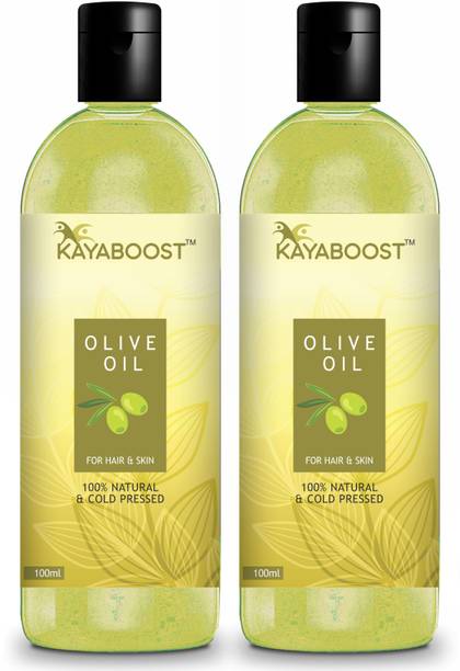 KAYABOOST Cold Pressed Olive Oil for Skin, Hair & Lips Hair Oil