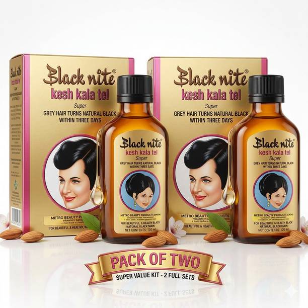OASIS Black Nite Kesh Kala Tel (Pack of 2) Hair Oil