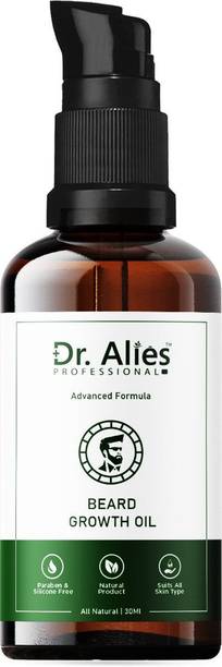 Dr. Alies Professional Premium Natural Beard Growth Oil for Strong and Healthy Beard Growth - No SLS, No Paraben Hair Oil (30 ml) Hair Oil