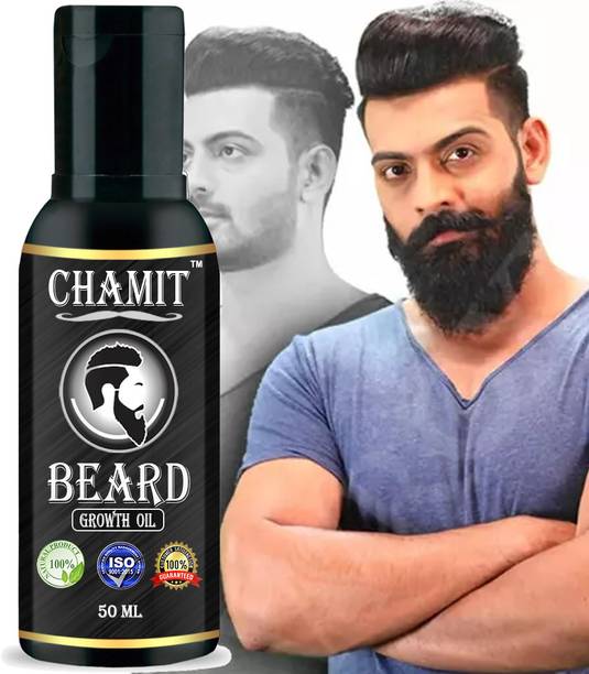 Chamit Beard Growth Oil|Jojoba, Argan oil|Strong Healthy beard medicine|men beard oil Hair Oil