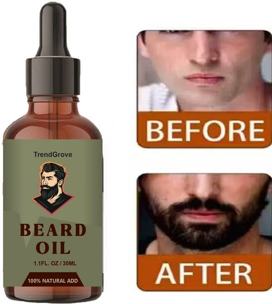 TrendGrove New Growth Beard Oil for Growing Beard Faster with Best Beard Growth A29 Hair Oil