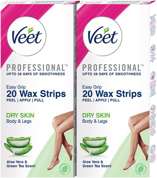 Veet Professional Waxing Kit for Dry Skin Strips