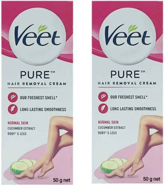 Veet Pure Hair Removal Cream for Women With No Ammonia Smell, Normal Skin Cream Cream