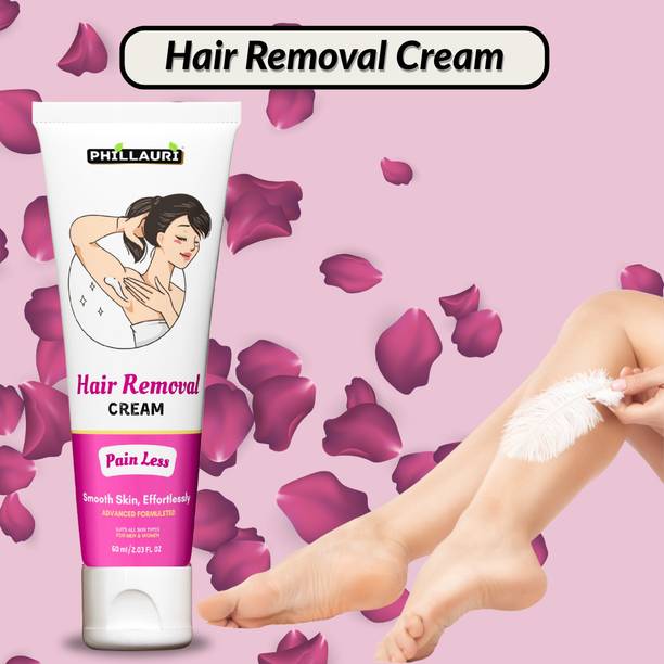 Phillauri Hair Removing Painless Cream for Skin, Soothing Cream for Full Body Part Cream