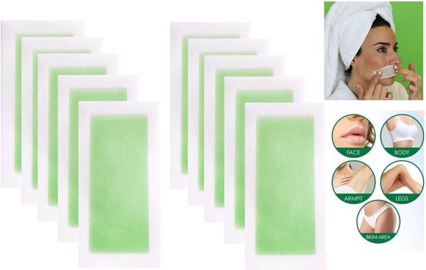 THTC Wax Strips for Face Pack Of 2 Strips