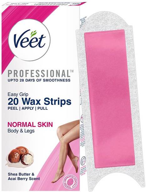 Veet Full Body Waxing Strips Kit for Normal Skin Strips