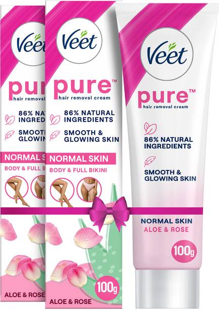 वीत Pure Hair Removal - Normal Skin Cream 100g,Set Of 2 क्रीम