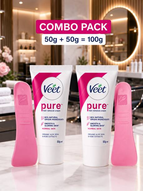Veet Pure Double Smooth Hair removal 100g(50g*2) Cream