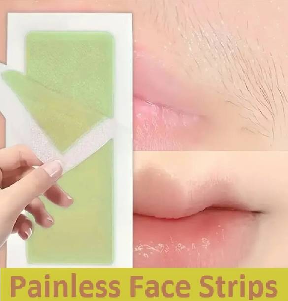 luzimaisa NEW PAIN LESS FACIAL WAX STRIPS (CHAMOMILE) Strips (20 Strips)For Women Strips
