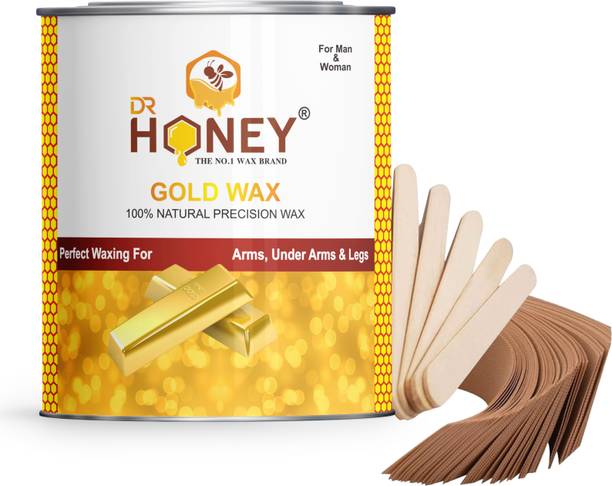 DR.HONEY gold wax 600.27 gram strip and stick wax for all skin full body wax Wax