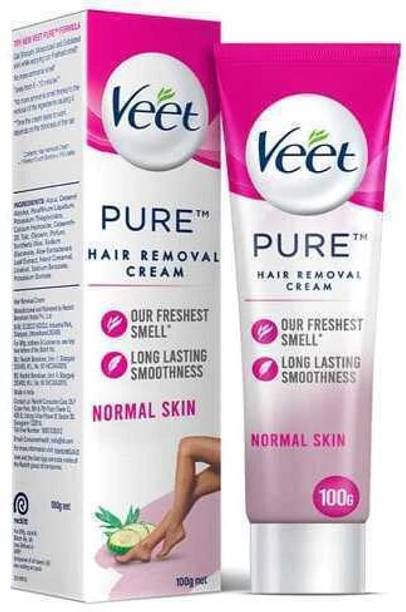 Veet Pure Hair Removal Cream for Women With No Ammonia Smell, Normal Skin Cream